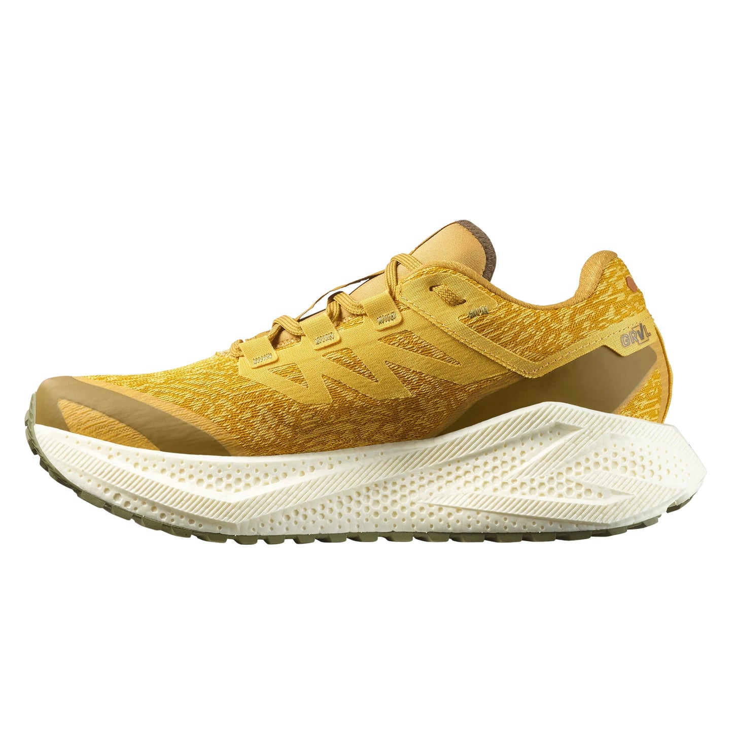 SALOMON SHOE AERO GLIDE 3 GRAVEL MN MUSTARD/VANILLA/GREEN (AW25)