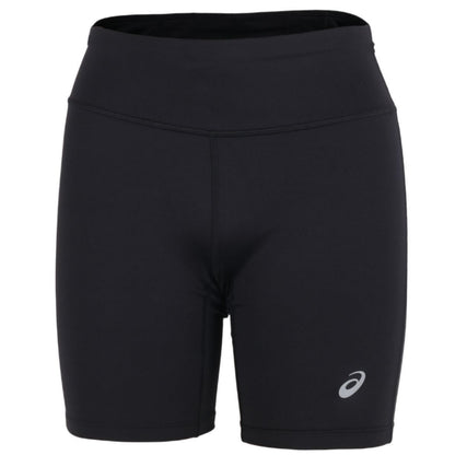 Black tights with a brand logo on a white background