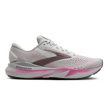 BROOKS SHOE ADRENALINE GTS 24 WN OYSTER/EXCALIBUR/PINK (AW25