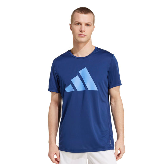 ADIDAS SHIRT TEE RUN IT MN DARK BLUE/BLUE FUSION (AW25)