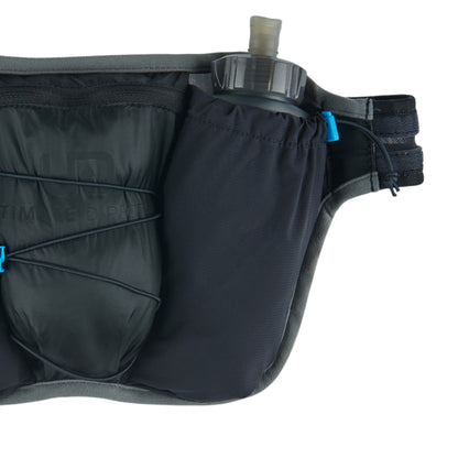 ULTIMATE DIRECTION ULTRA BELT ONYX with hydration system on a white background