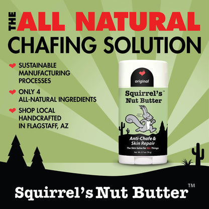 SQUIRREL'S NUT BUTTER ANTI-CHAFE STICK 48ML