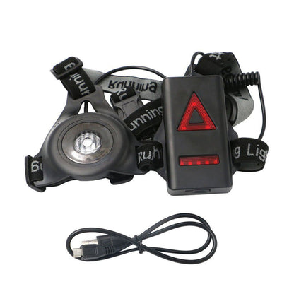 Running chest light on a white background
