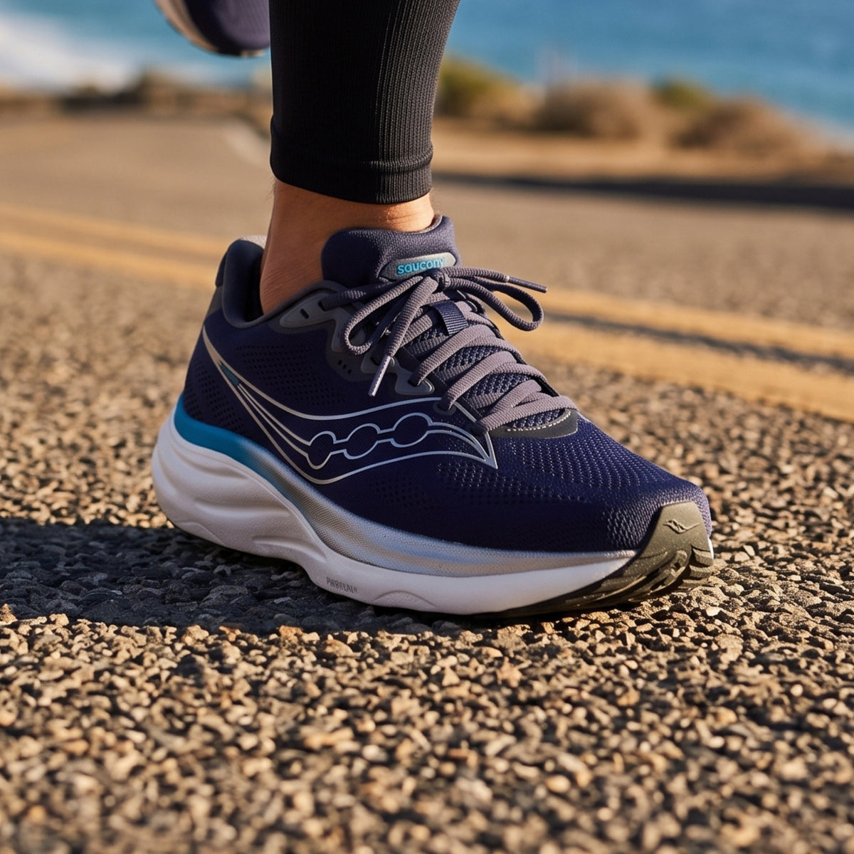 SAUCONY SHOE RIDE 19 MN NAVAL/COBALT (AW26)