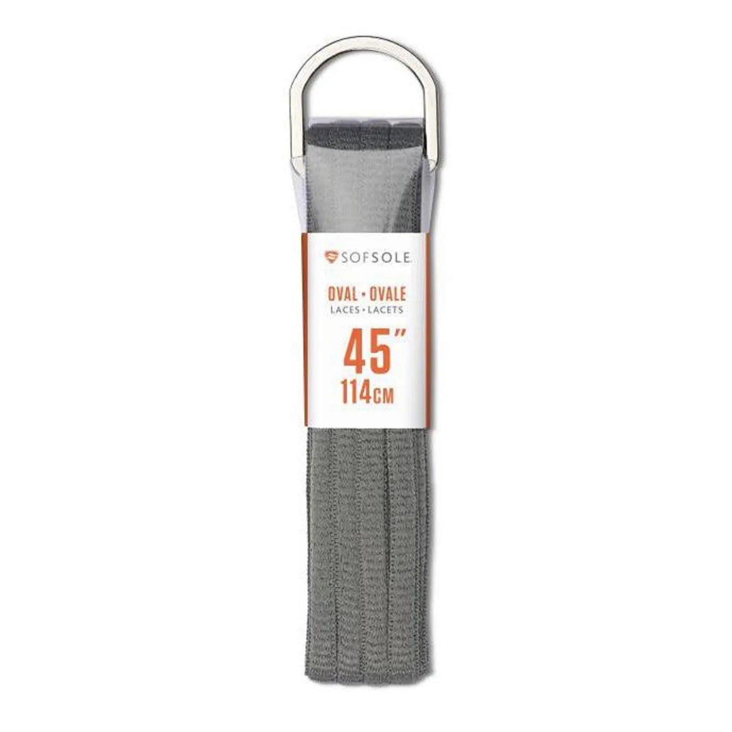 SOFSOLE SHOE LACE OVAL 115CM GREY