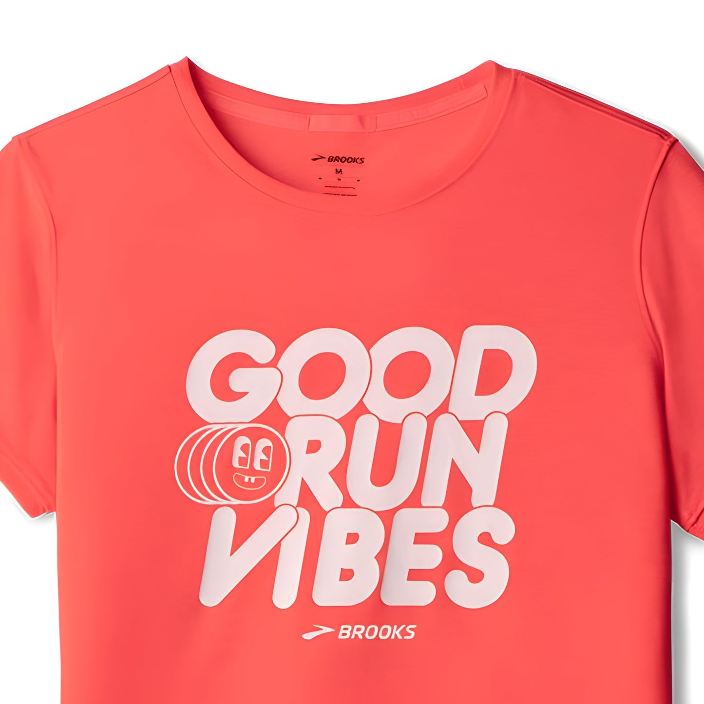 BROOKS SHIRT TEE DISTANCE 3.0 WN NEO CAYENNE/GOOD RUN VIBES (AW25)