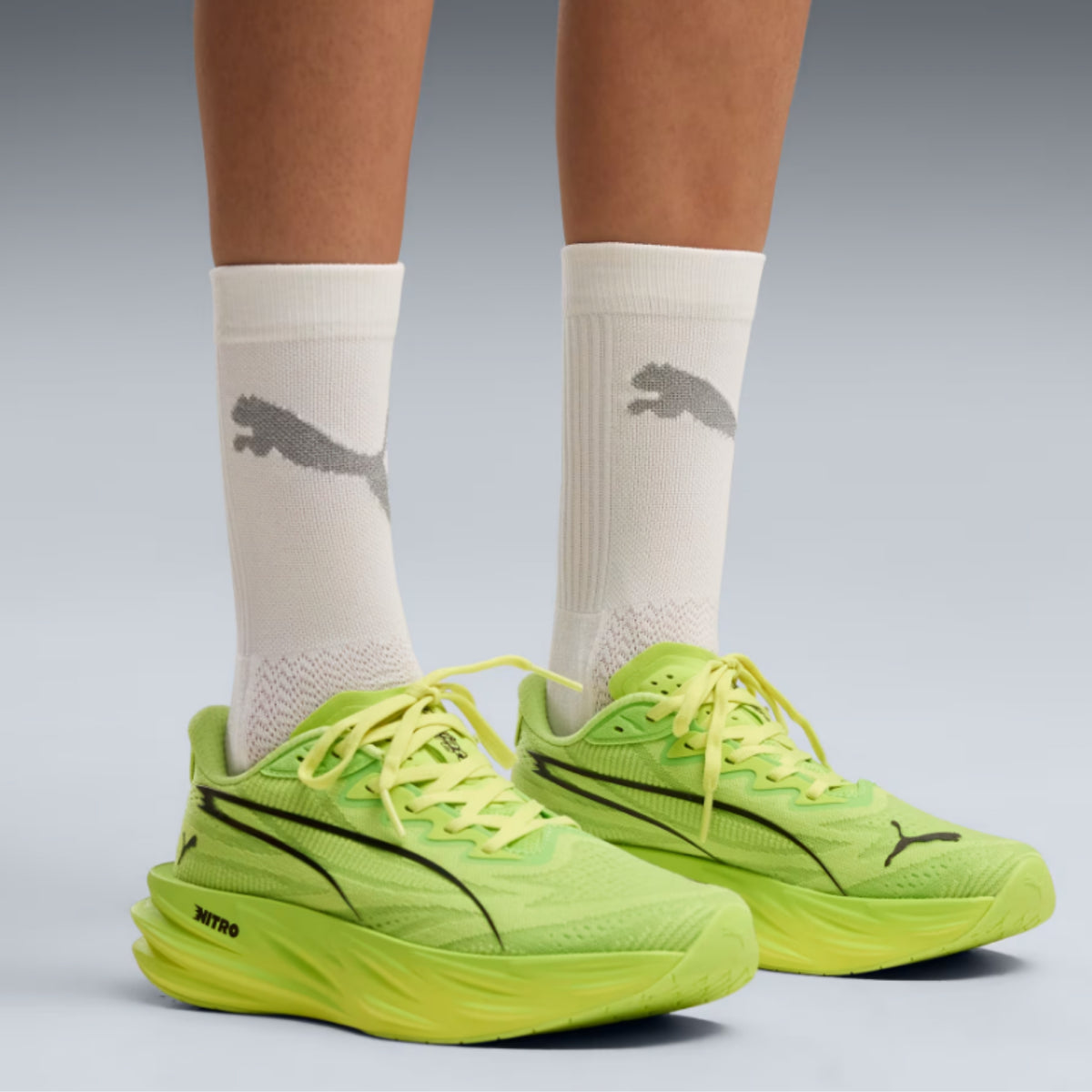 PUMA SHOE DEVIATE PURE NITRO MN SUNNY LIME/BLACK (AW26)