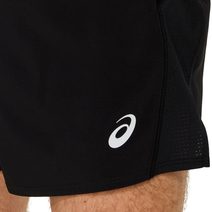 Man wearing running shorts 
