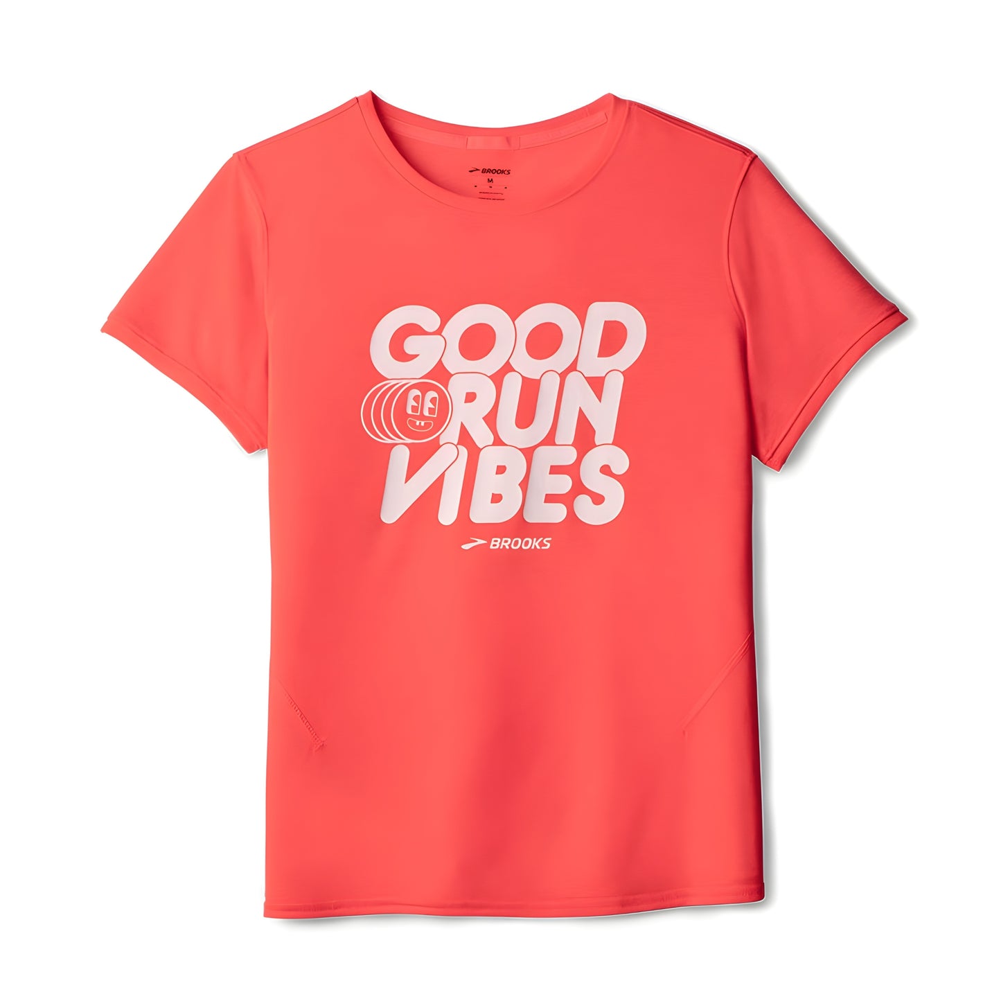 BROOKS SHIRT TEE DISTANCE 3.0 WN NEO CAYENNE/GOOD RUN VIBES (AW25)