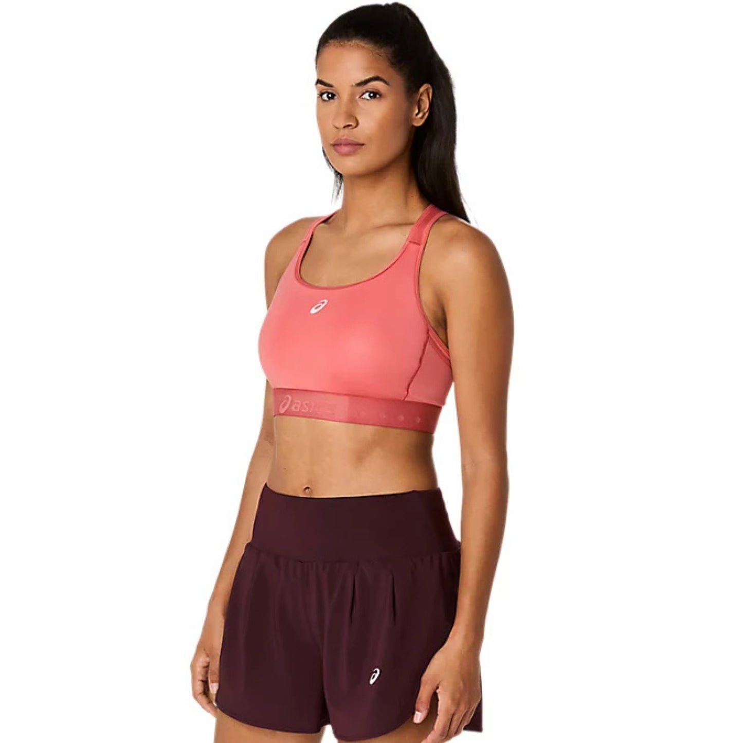 ASICS BRA ROAD COMPRESSION WN DARK PINK CLAY (AW25)