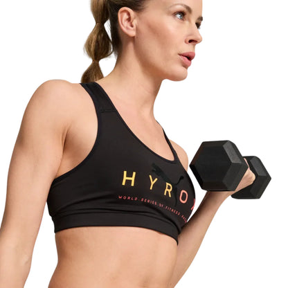 PUMA BRA RUN HYROX 4KEEPS BLACK (SS25)