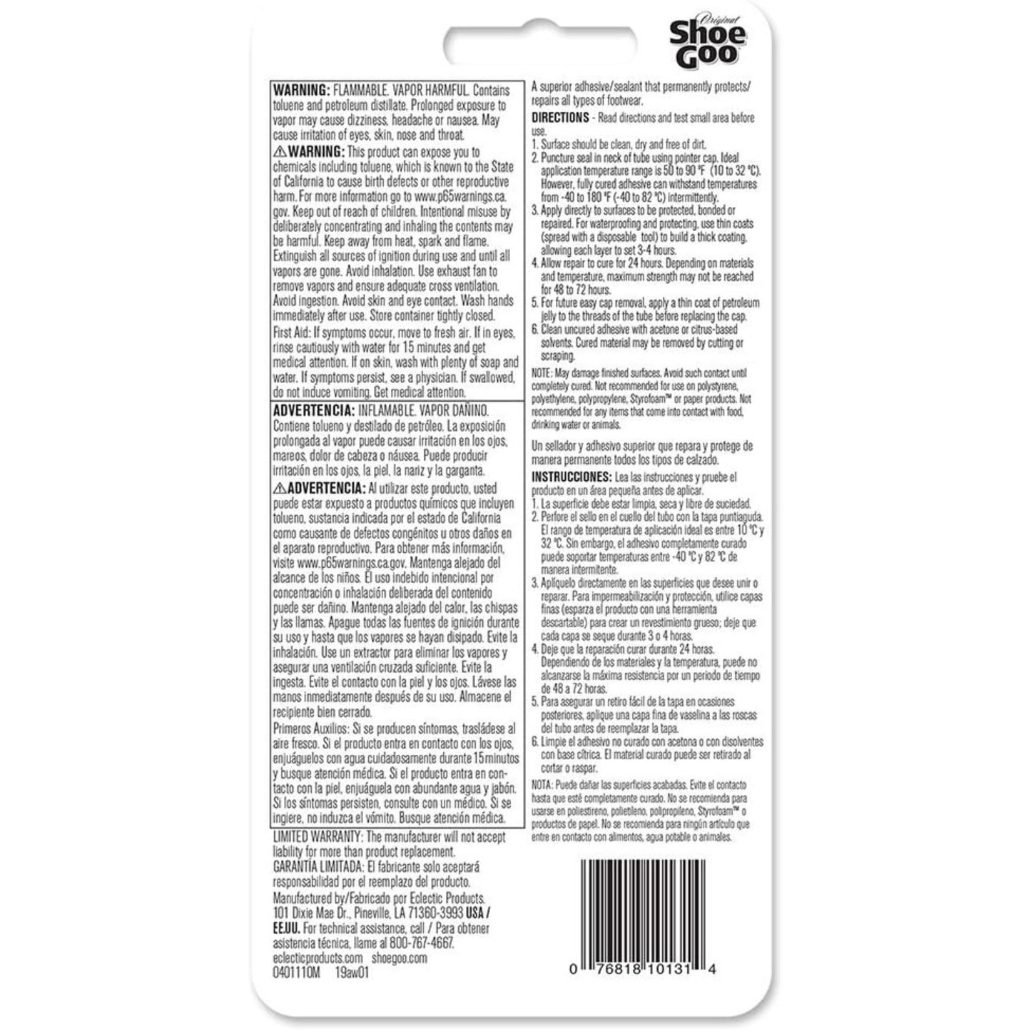 SOFSOLE SHOE GOO CLEAR