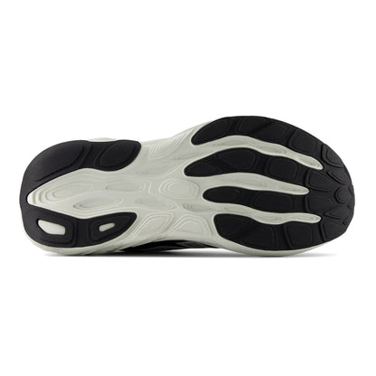 Black and white sole of a shoe on a white background