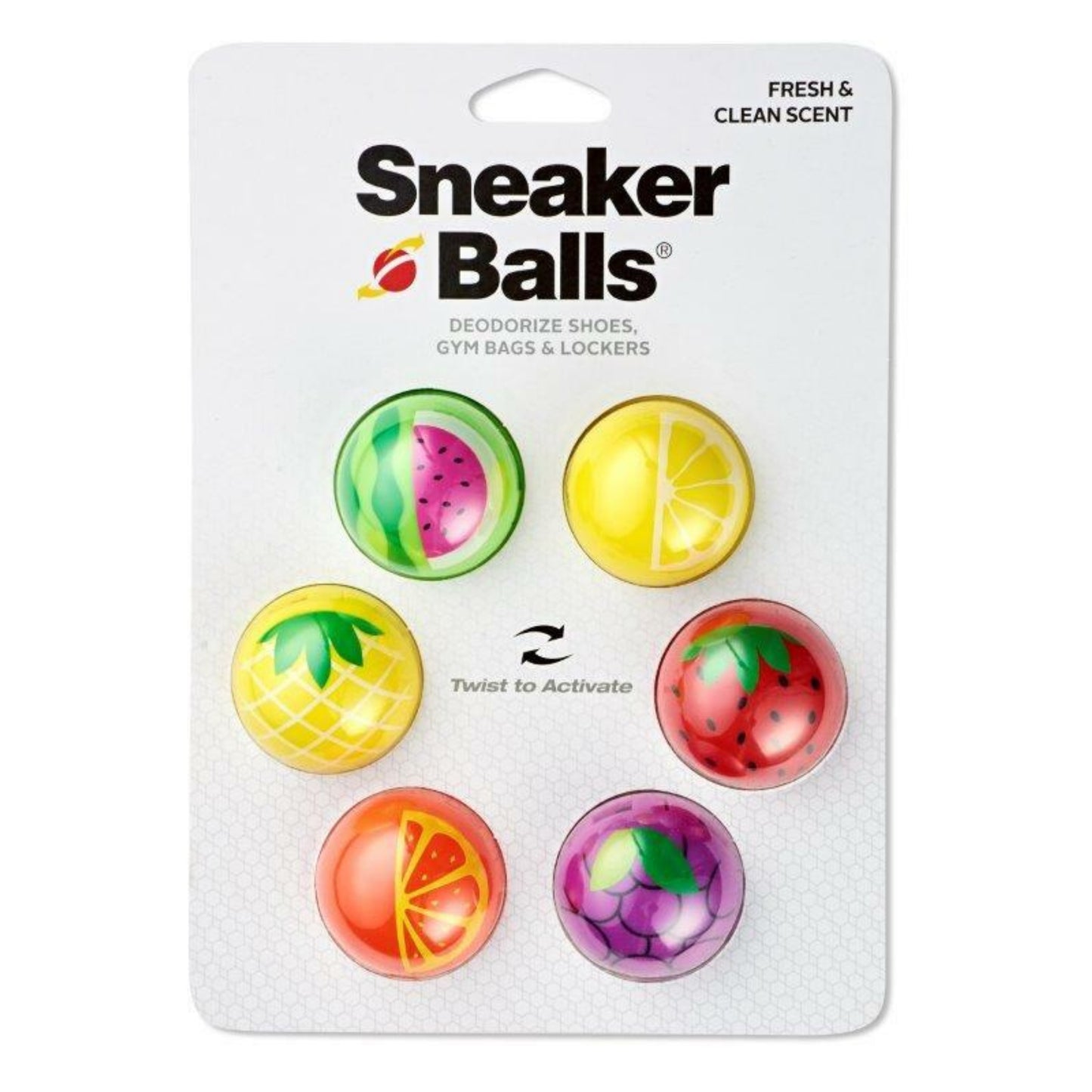 SNEAKER BALLS FRESHENER (6) FRUITASTIC