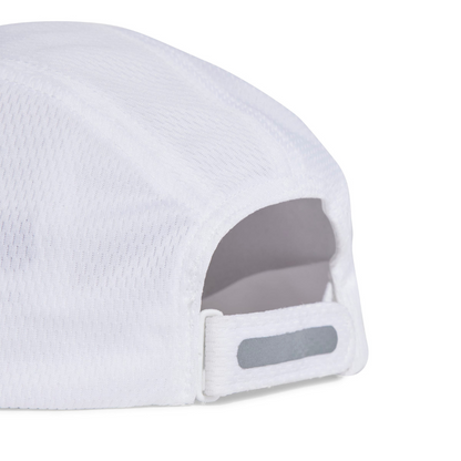 ADIDAS CAP RUNNING AEROREADY FOUR-PANEL MESH WHITE/SILVER (AW25)