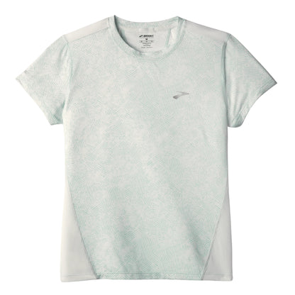 BROOKS SHIRT TEE SPRINT FREE 3.0 WN UNCHARTED PRINT/BIT OF (AW25)