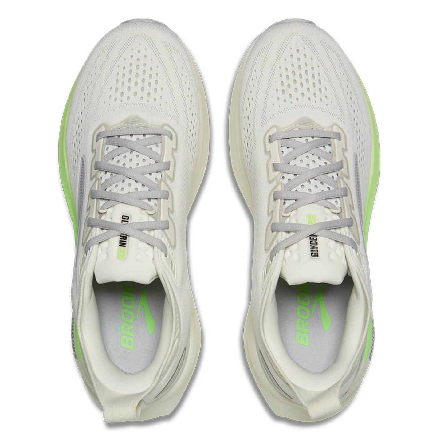 BROOKS SHOE GLYCERIN 23 MN GREY/GREEN/BLACK (SS26)