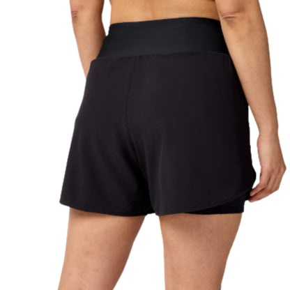 BROOKS SHORT CHASER 5INCH 2IN1 2.0 WN BLACK (AW25)