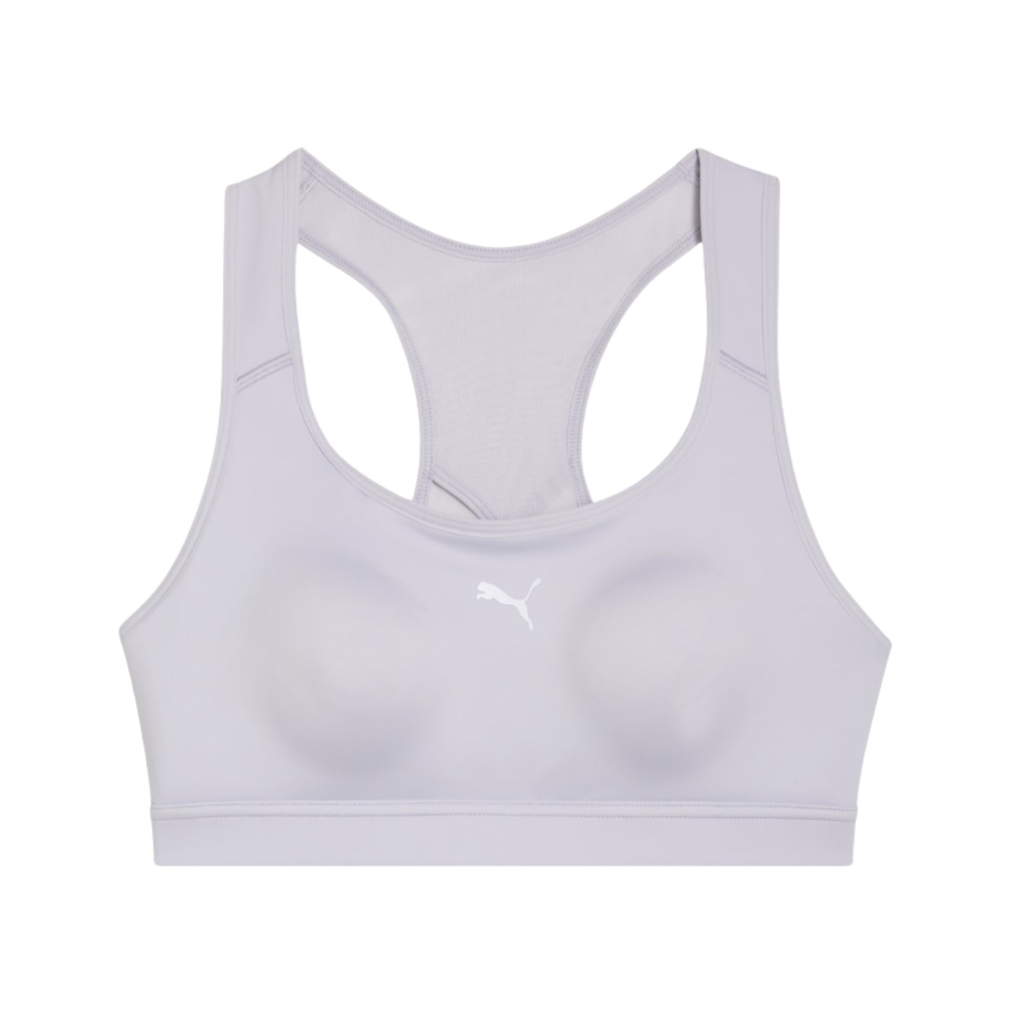 White Puma sports bra on a white background