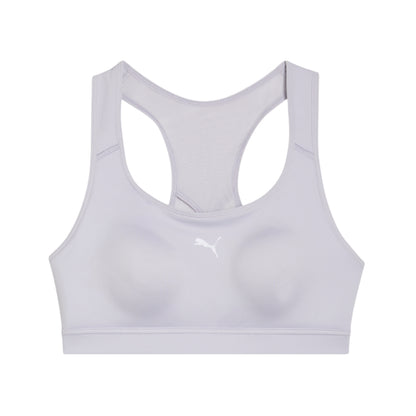 White Puma sports bra on a white background