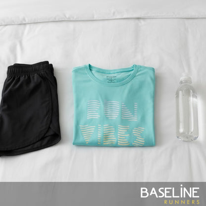 BROOKS SHIRT TEE DISTANCE 3.0 WN AQUA/RUN VIBES (AW25)