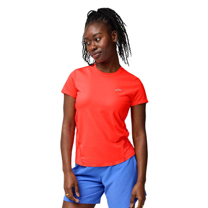 BROOKS SHIRT TEE SPRINT FREE 3.0 WN NEO CAYENNE (AW25)