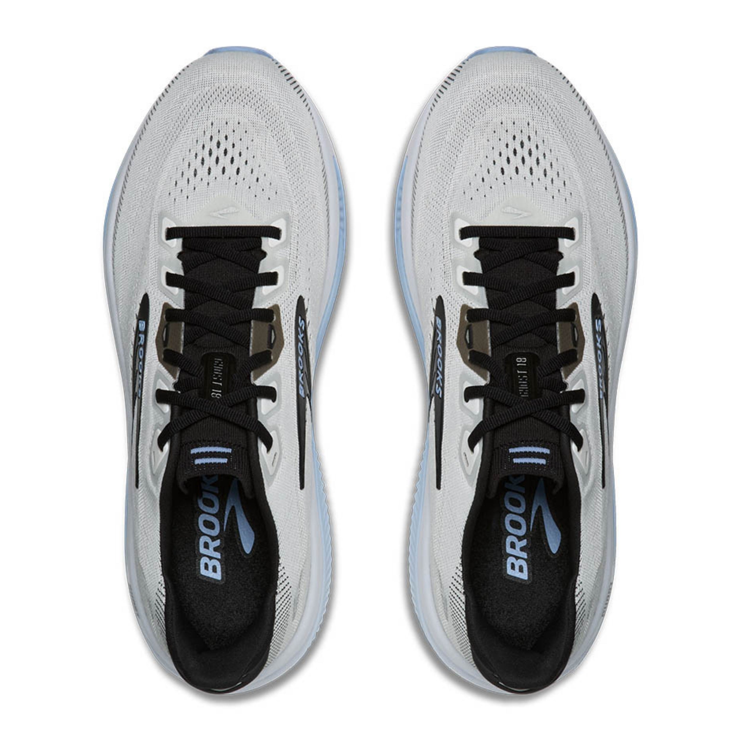 BROOKS SHOE GHOST 18 MN WHITE/BLACK/OPEN AIR (AW26) – Baseline Runners