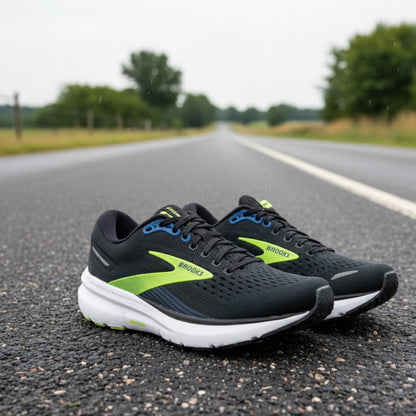 BROOKS SHOE GHOST MAX 3 MN BLACK/NAVY/ACID LIME (AW25)