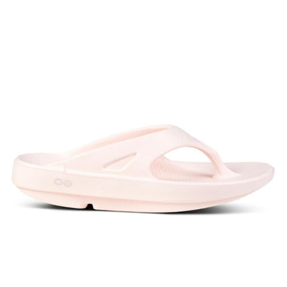 Pink sandal on a white background
