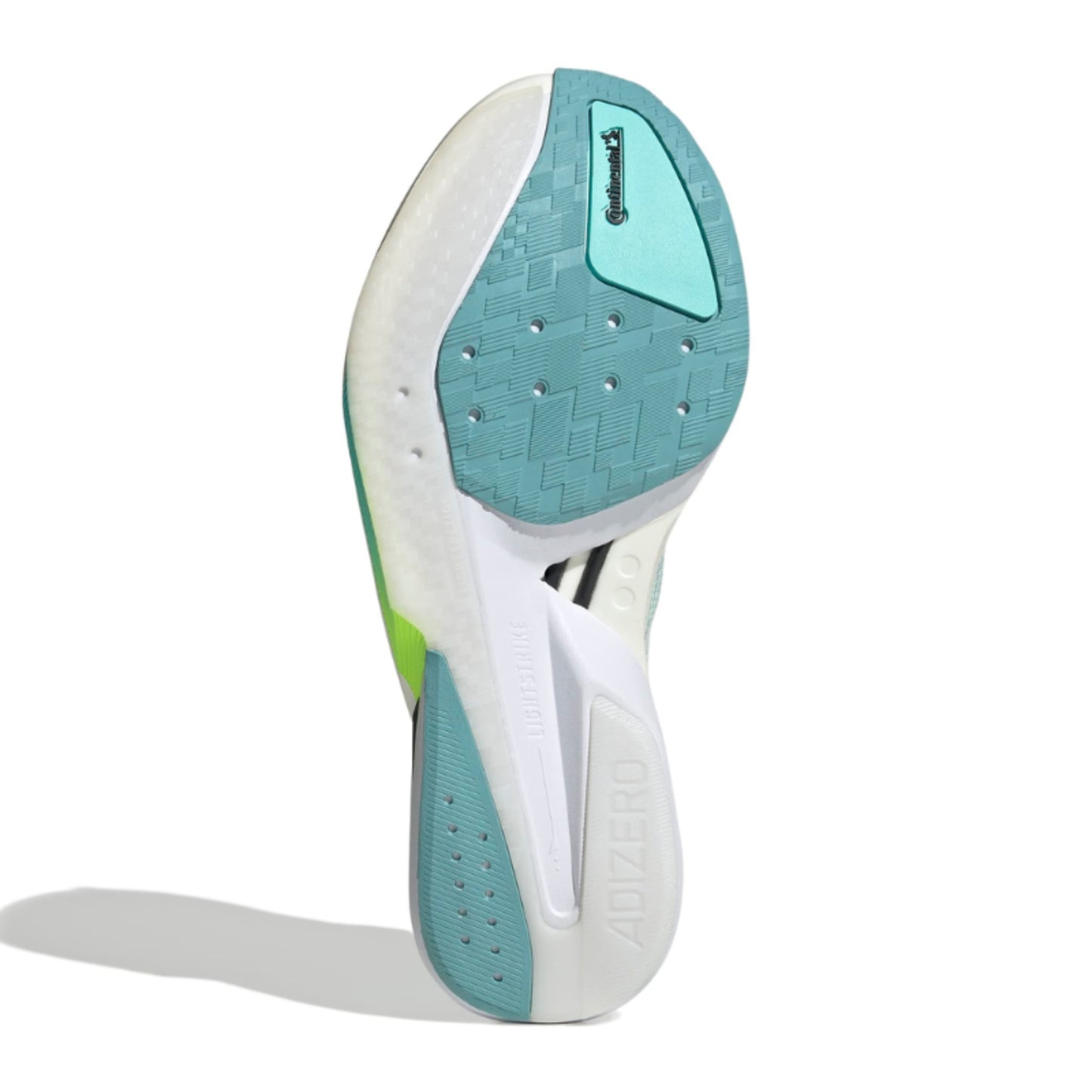 ADIDAS SHOE ADIZERO BOSTON 13 WN AQUA/METALLIC/LUCID LEMON (AW25)