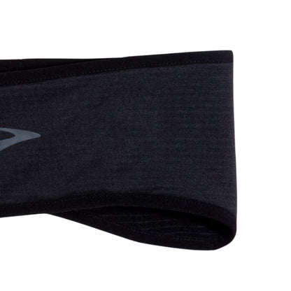Close up of a black headband on a white background