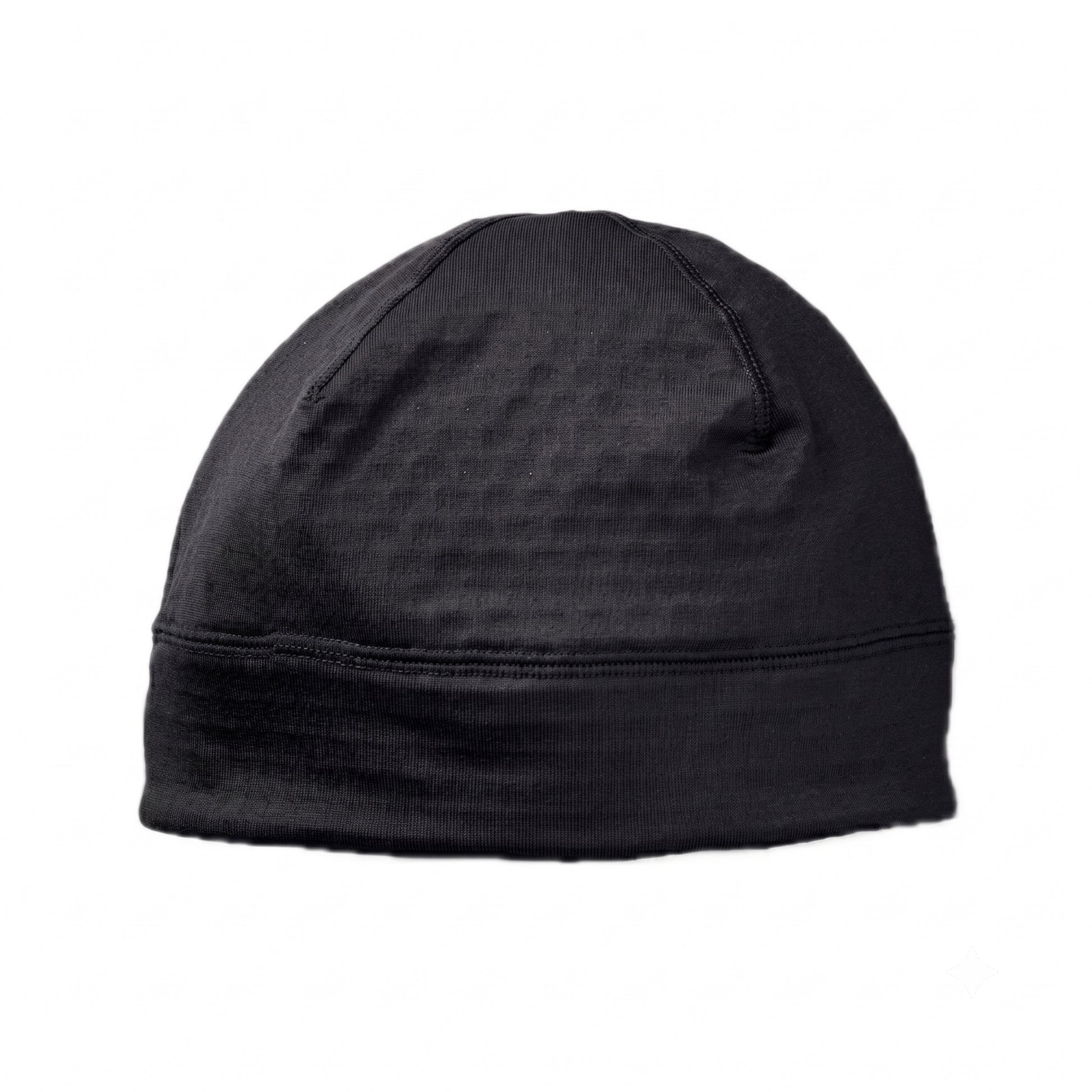 Black Brooks beanie on a white background