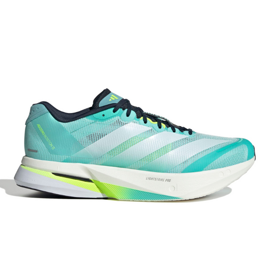ADIDAS SHOE ADIZERO BOSTON 13 MN  AQUA/WHITE/LUCID LEMON(AW25)