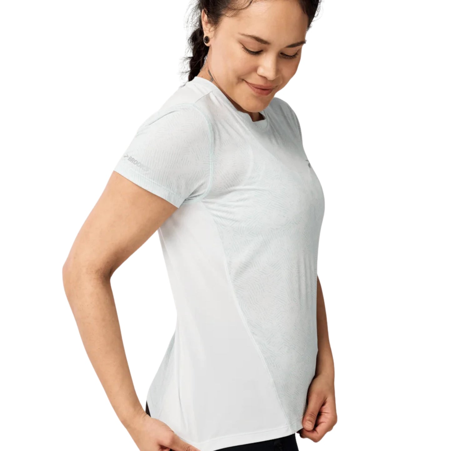 BROOKS SHIRT TEE SPRINT FREE 3.0 WN UNCHARTED PRINT/BIT OF (AW25)