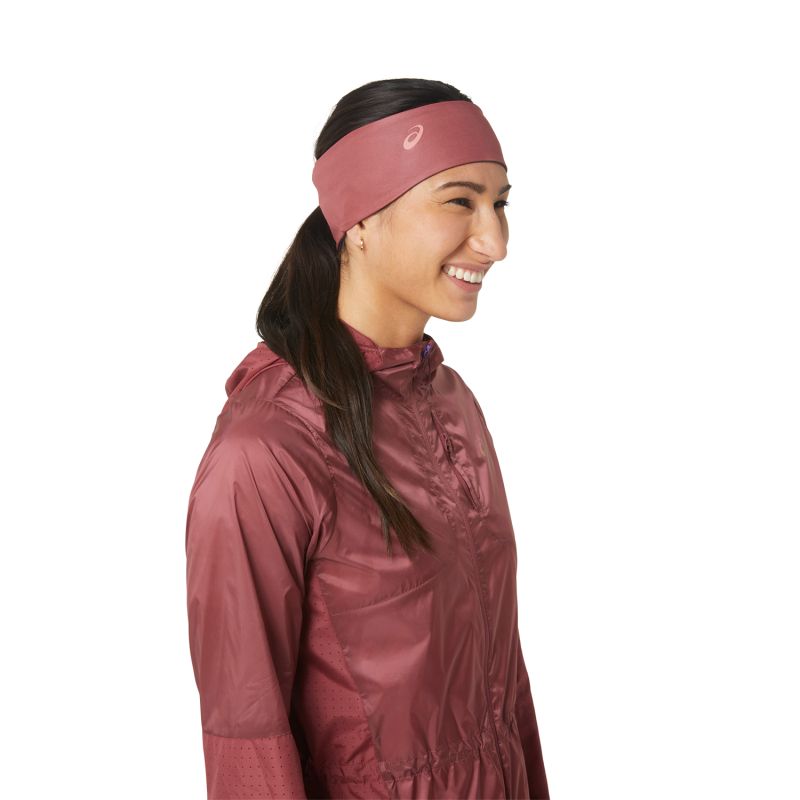 ASICS HEADBAND RUNNING NAGINO REVERSIBLE BRISKET RED/LIGHT GARNET