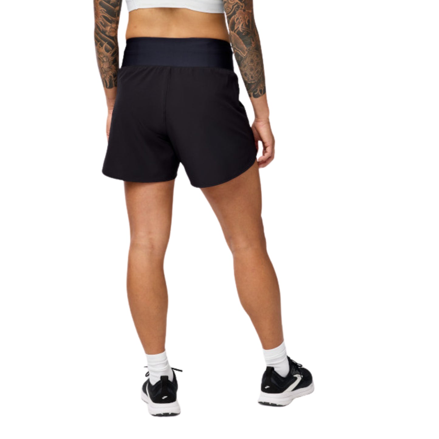 BROOKS SHORT CHASER 5INCH 2.0 WN BLACK (AW25)