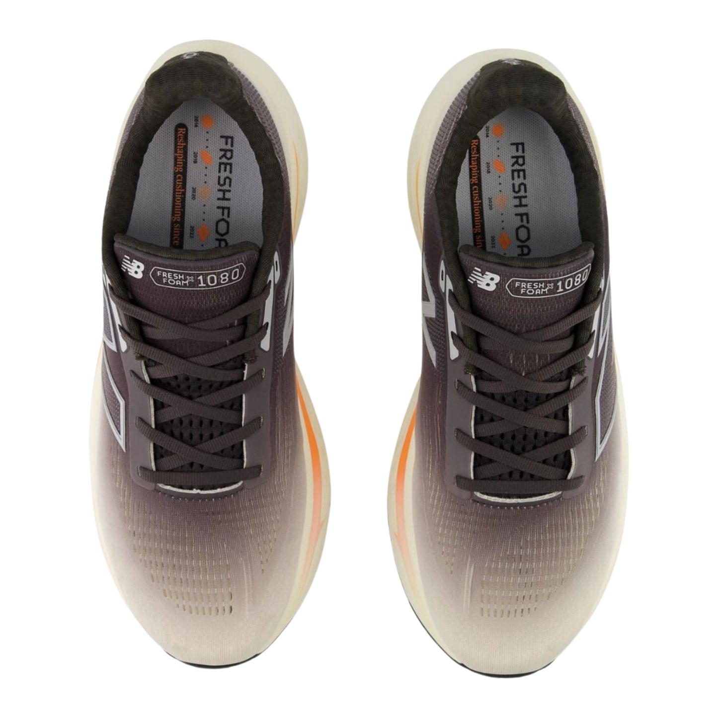 NEW BALANCE SHOE FRESH FOAM X 1080v14 MN BLACK CEMENT/ANGORA/MANGO (AW25)