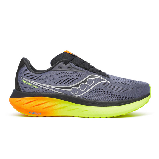 SAUCONY SHOE RIDE 18 MN SHADOW/VIZI/FONCE (AW25)