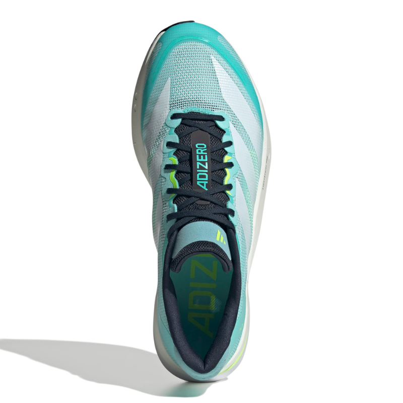 ADIDAS SHOE ADIZERO BOSTON 13 MN  AQUA/WHITE/LUCID LEMON(AW25)