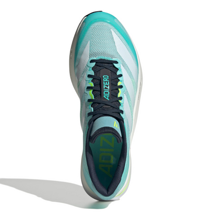 ADIDAS SHOE ADIZERO BOSTON 13 MN  AQUA/WHITE/LUCID LEMON(AW25)