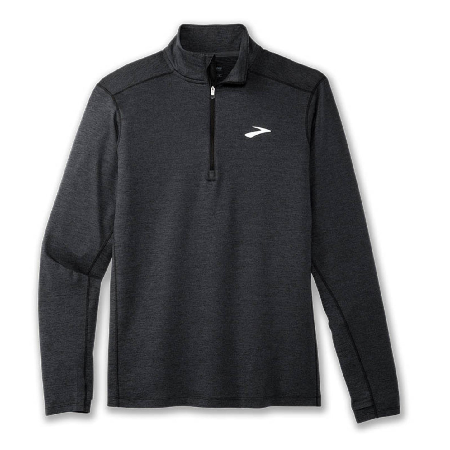 Long sleeve grey jersey on a white background
