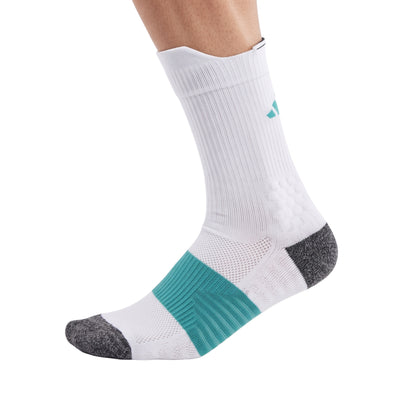 ADIDAS SOCK RUN X BOOST CUSHIONED WHITE/PURE TEAL (AW25)