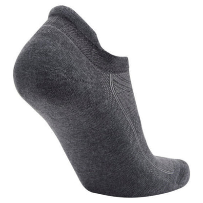 Gray ankle sock on a white background