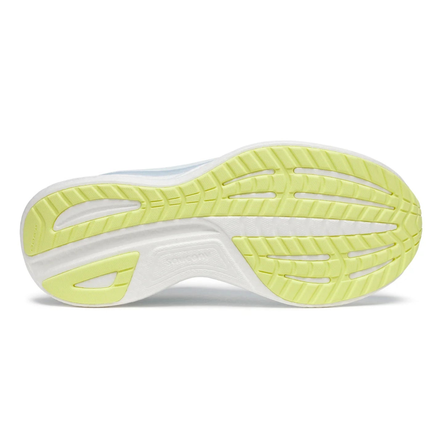 Light yellow running bottom shoe 