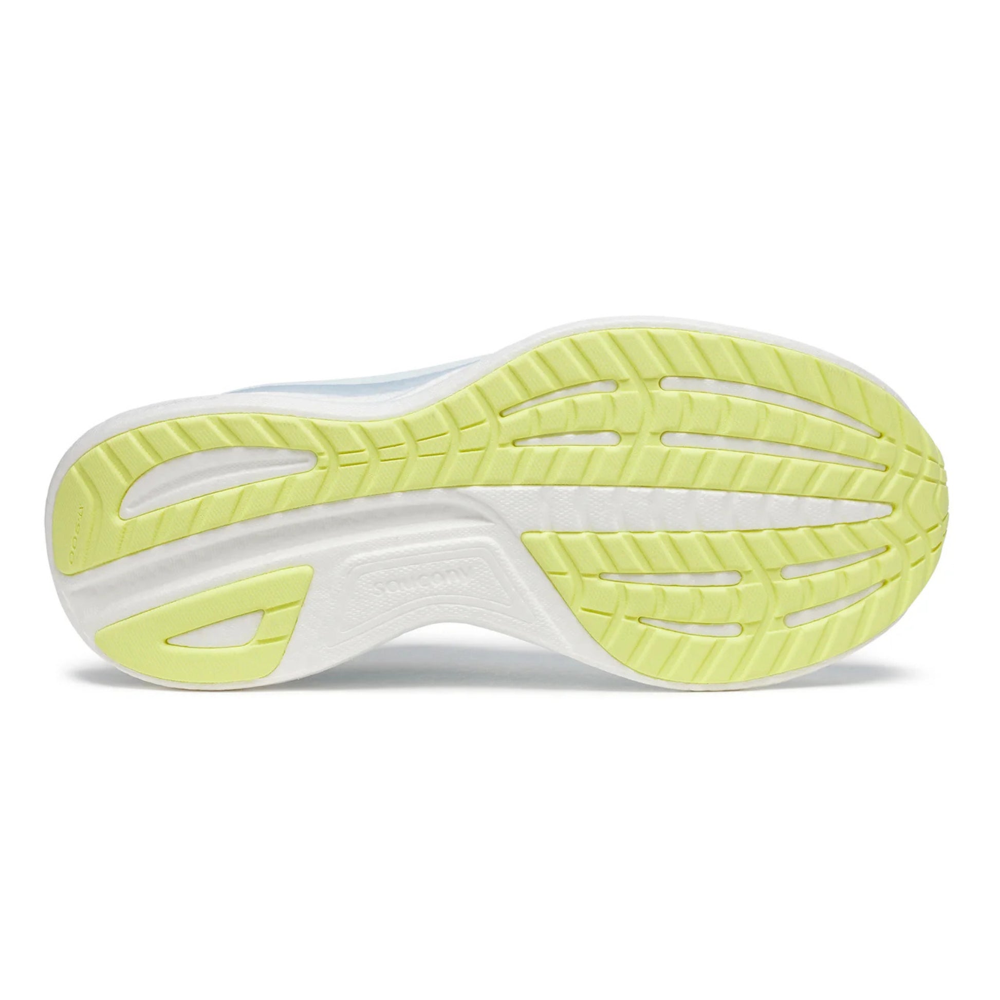 Light yellow running bottom shoe 