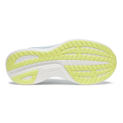 Light yellow running bottom shoe 