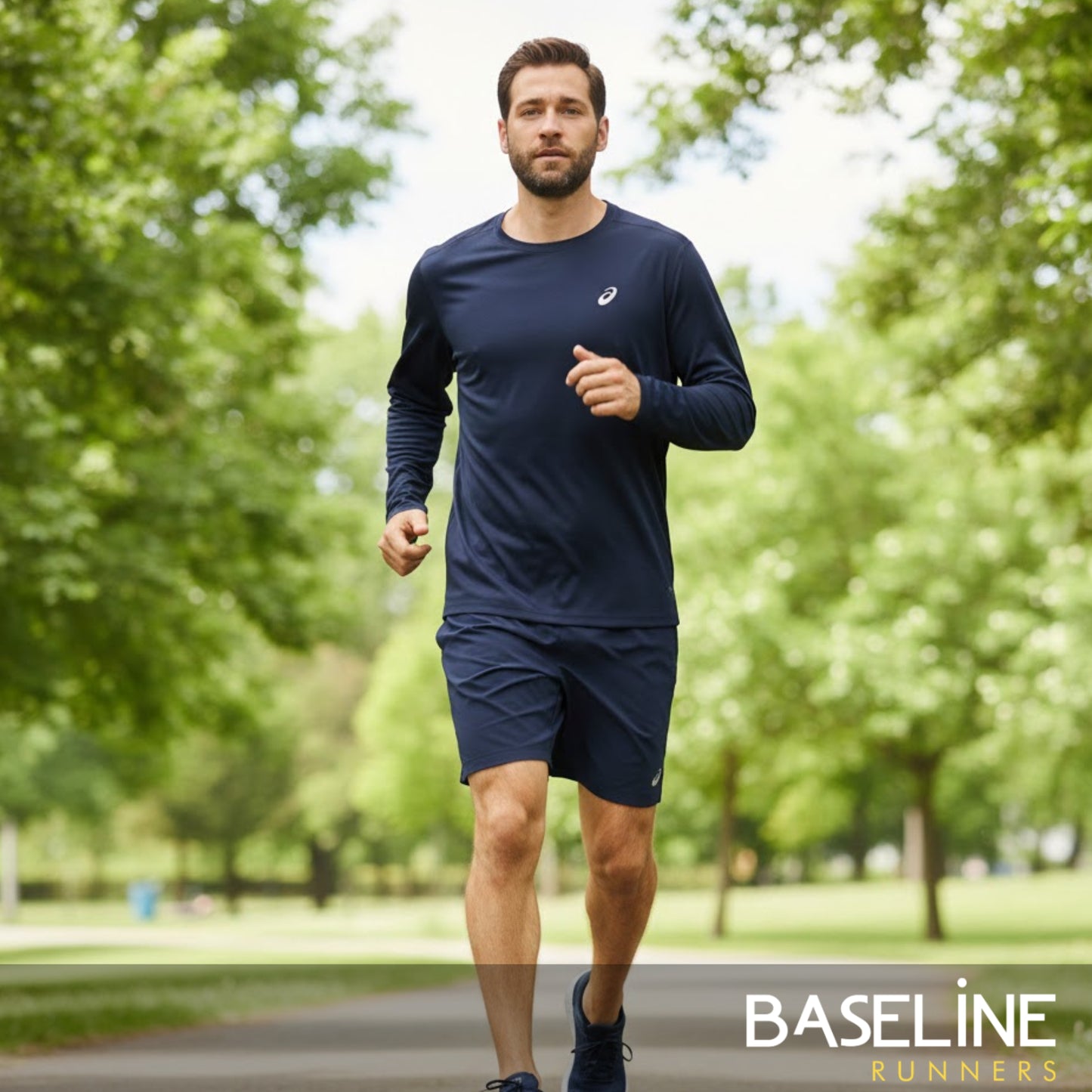 ASICS SHIRT TEE LONG SLEEVE CORE MN MIDNIGHT (AW25)