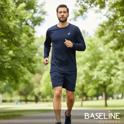 ASICS SHIRT TEE LONG SLEEVE CORE MN MIDNIGHT (AW25)