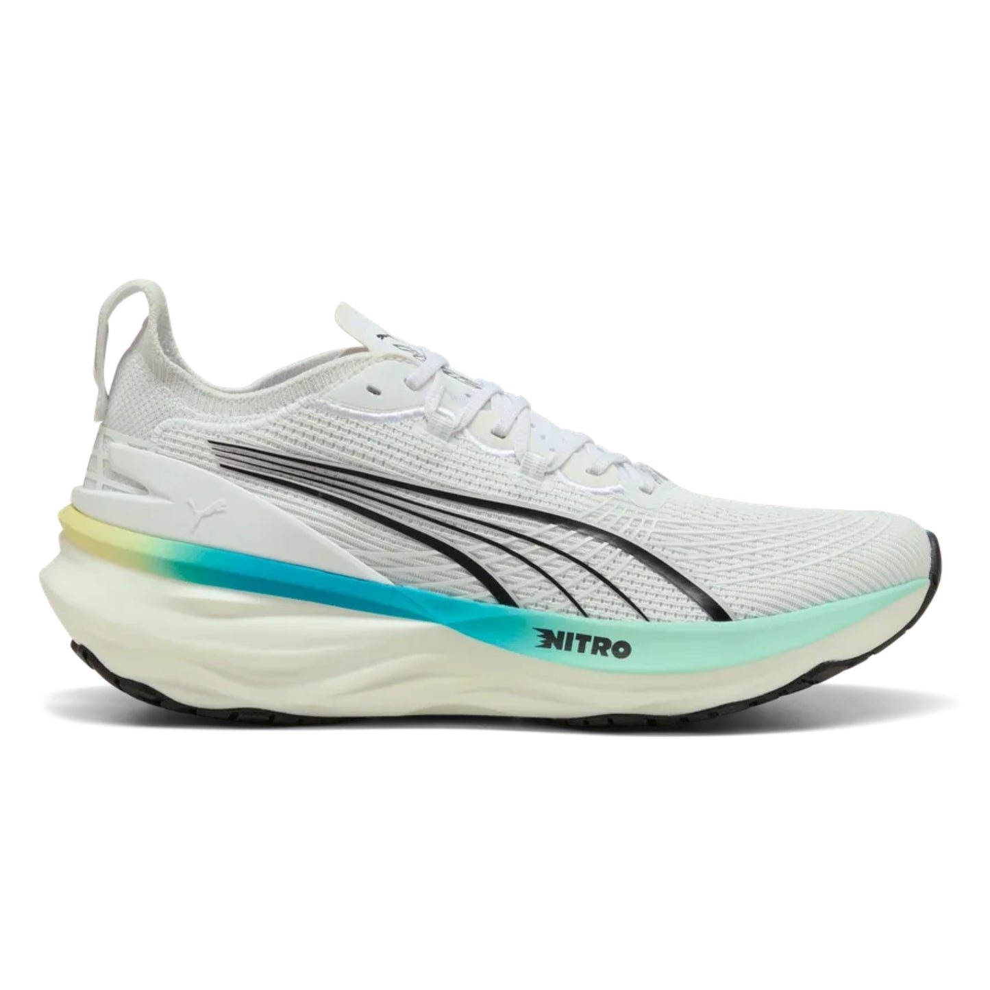 PUMA SHOE FOREVER RUN NITRO 2 MN WHITE/SPEED BLUE (AW25)