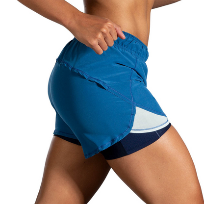 BROOKS SHORT CHASER 5INCH 2IN1 WN